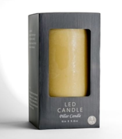 3 Wick Large Flameless Candles