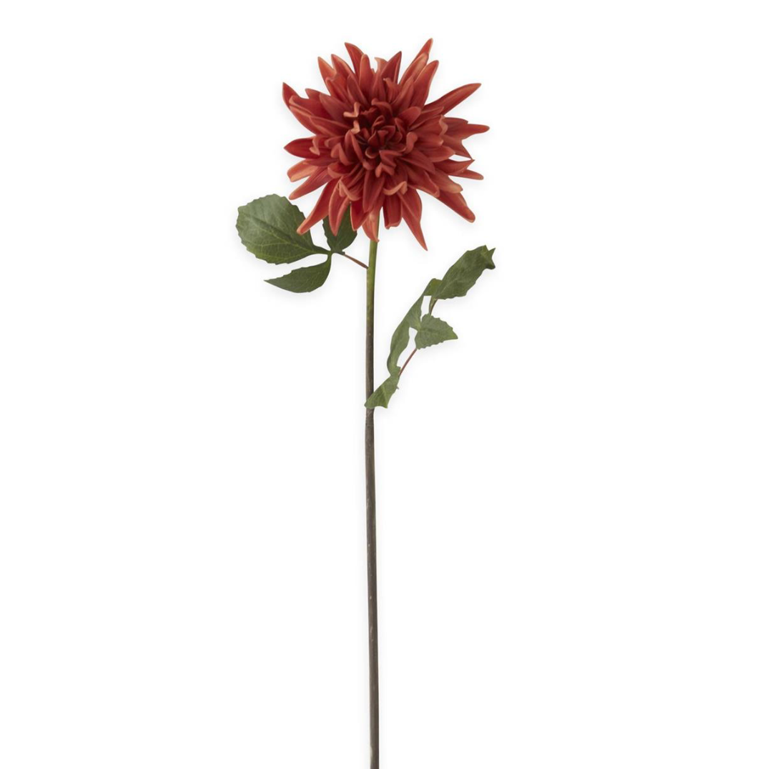 Orange Real Touch Dahlia Stem