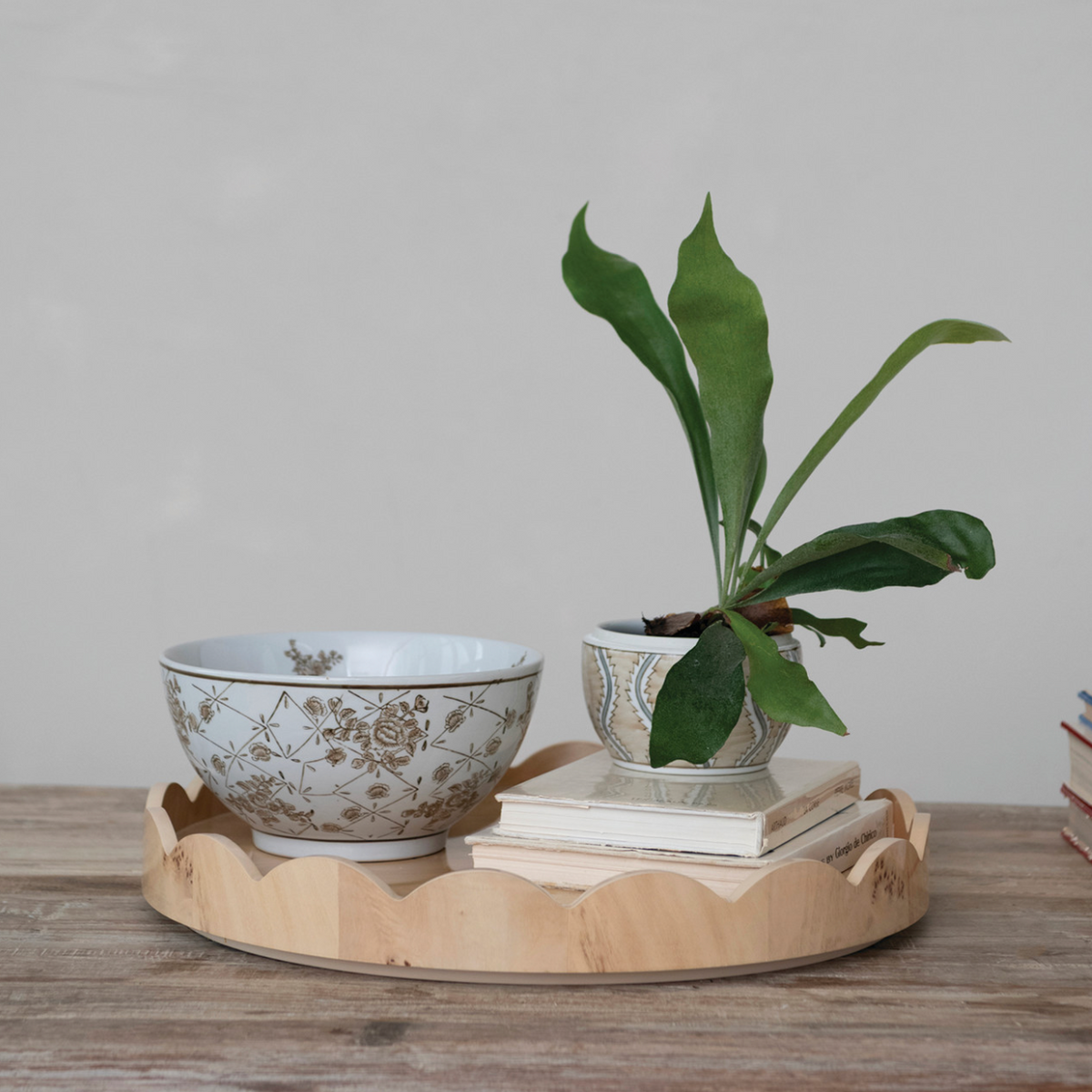 Scalloped Lazy Susan
