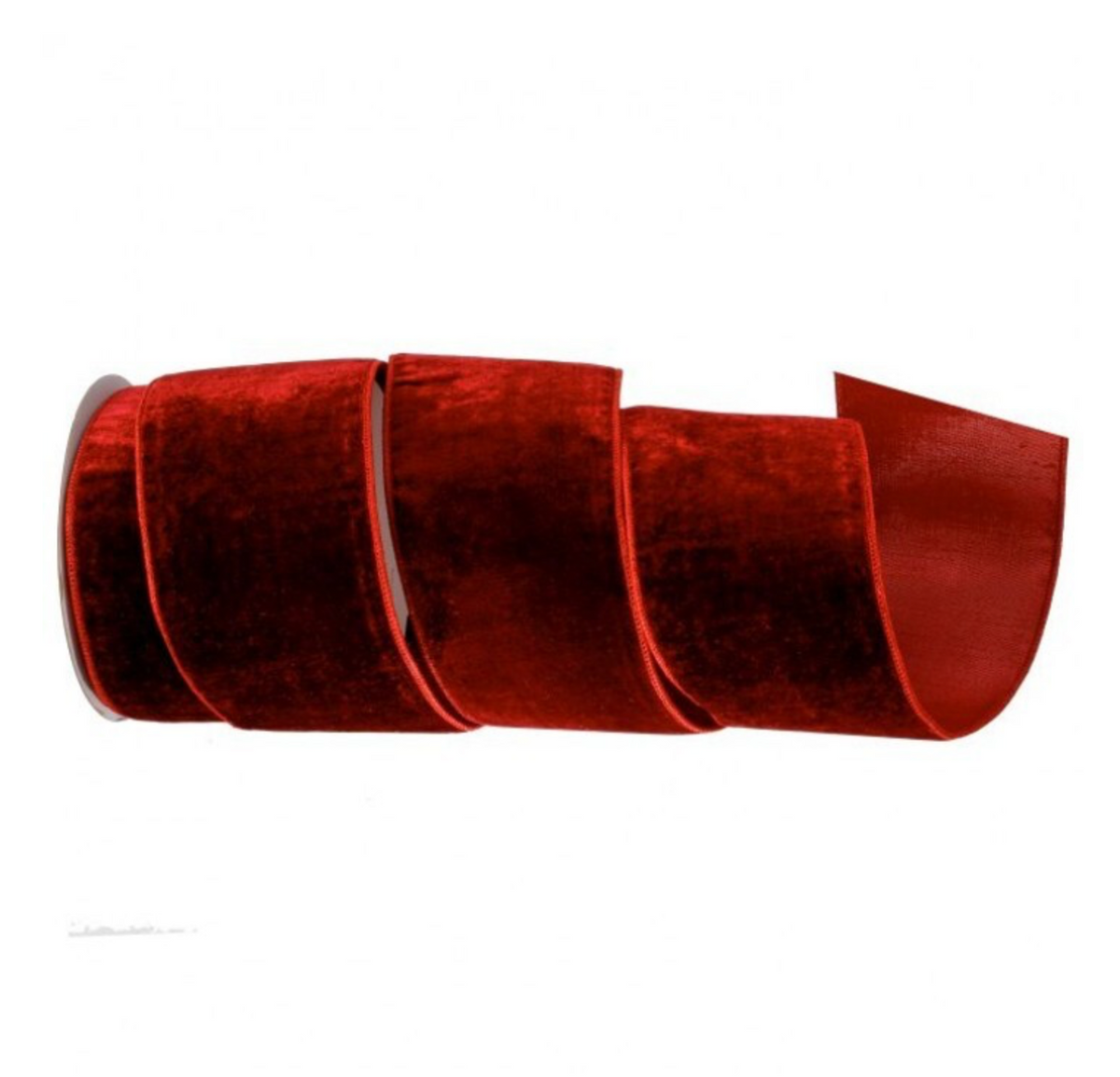 4" x 10Y Sheldon Velvet Ribbon