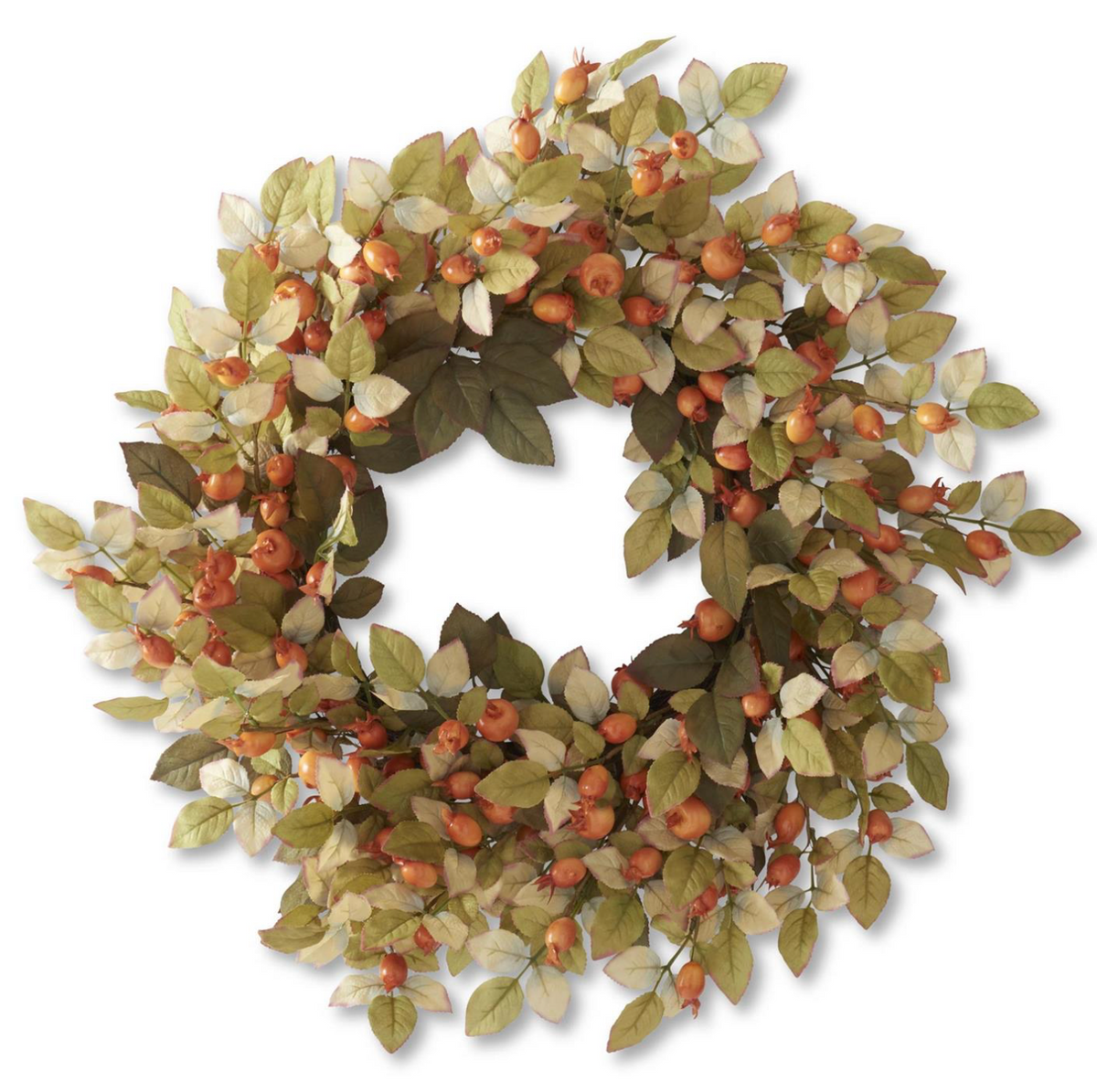 30" Orange Berry Wreath