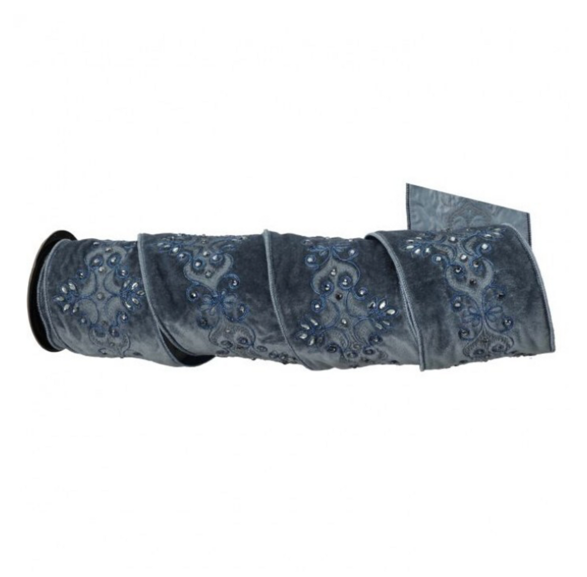 Embroidered Dupioni Ribbon