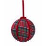 Plaid Velvet Ornament