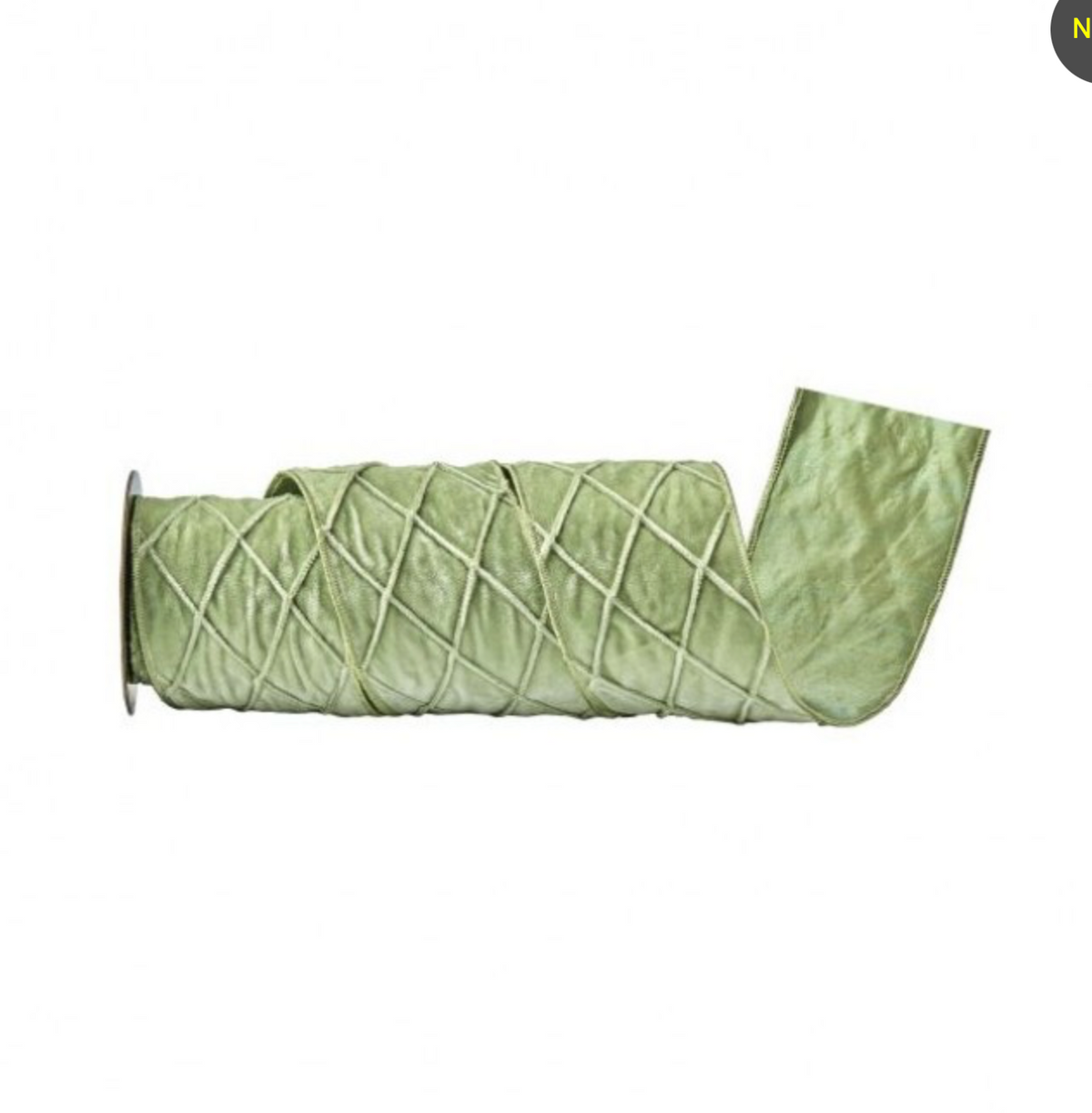 Matcha Trellis Ribbon