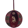 Plaid Deer Ornament