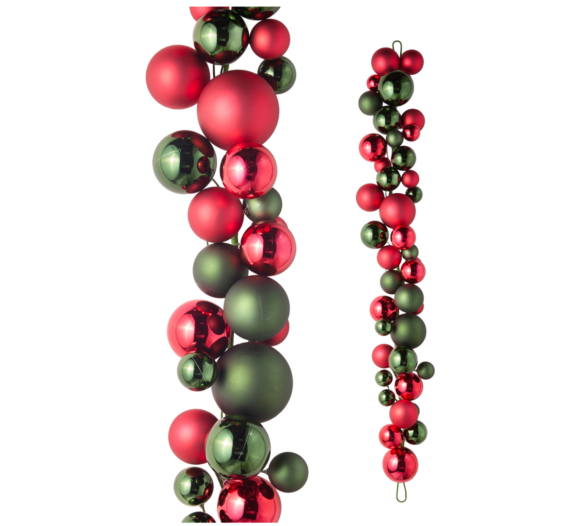Red & Green Ball Garland