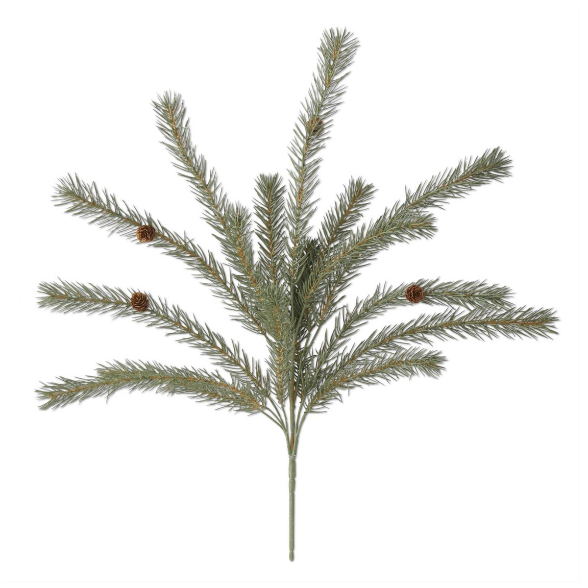 Faux stem with mini pinecones