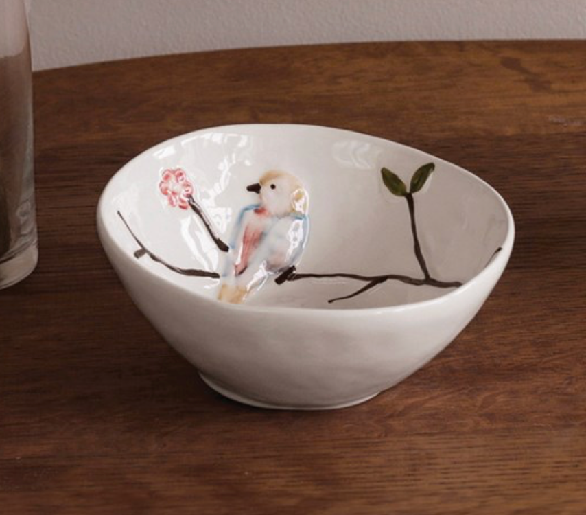 CERAMIC BIRD ON BRANCH COLLECTION