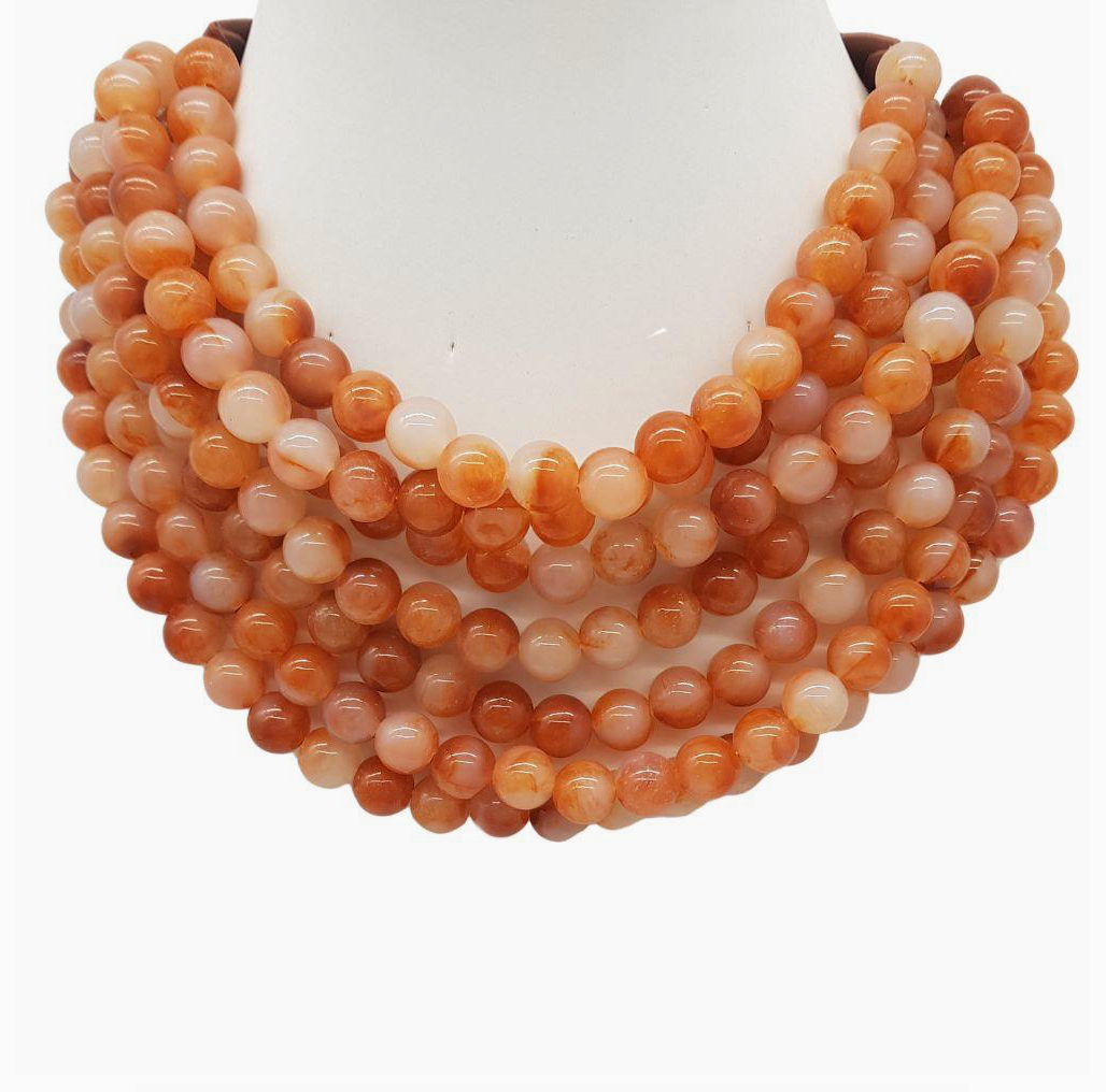CHUNKY BEADED MAGNETIC NECKLACE