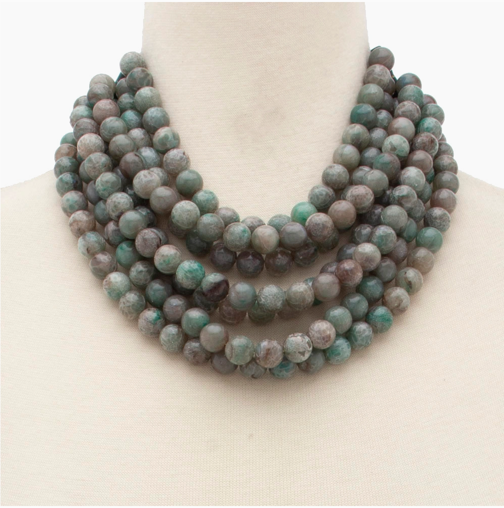CHUNKY BEADED MAGNETIC NECKLACE
