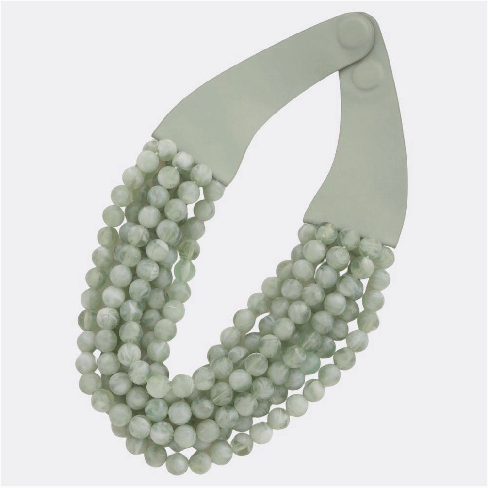 CHUNKY BEADED MAGNETIC NECKLACE