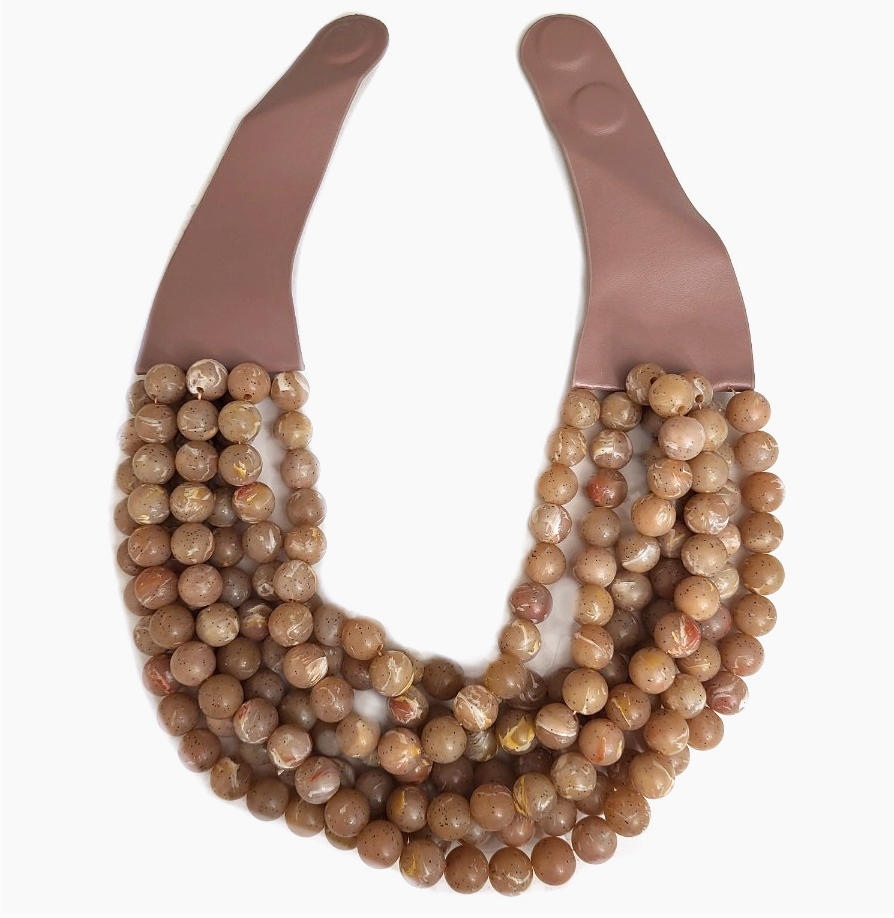 CHUNKY BEADED MAGNETIC NECKLACE