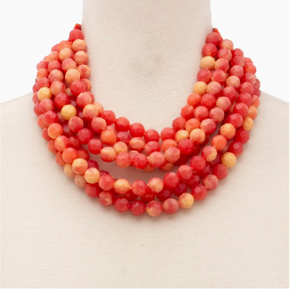 CHUNKY BEADED MAGNETIC NECKLACE