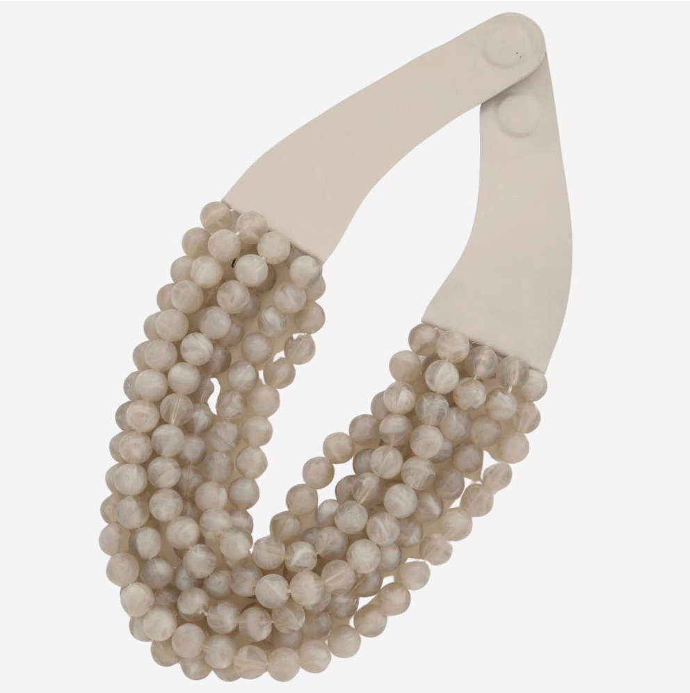 CHUNKY BEADED MAGNETIC NECKLACE