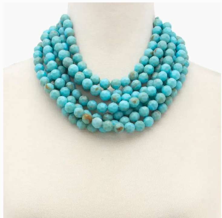 CHUNKY BEADED MAGNETIC NECKLACE