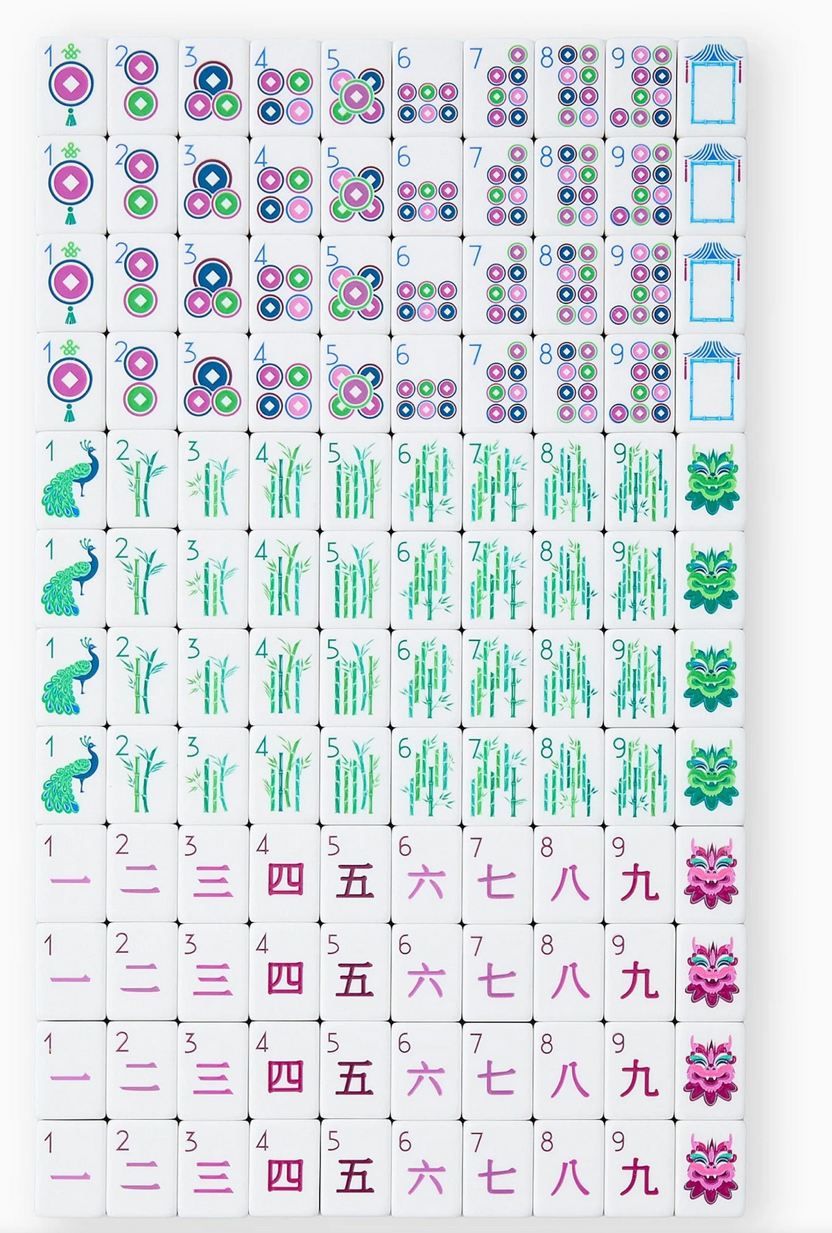 GEMMA MAHJONG TILE SET