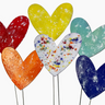 MEDIUM ENAMELED BUTTERFLY STAKES