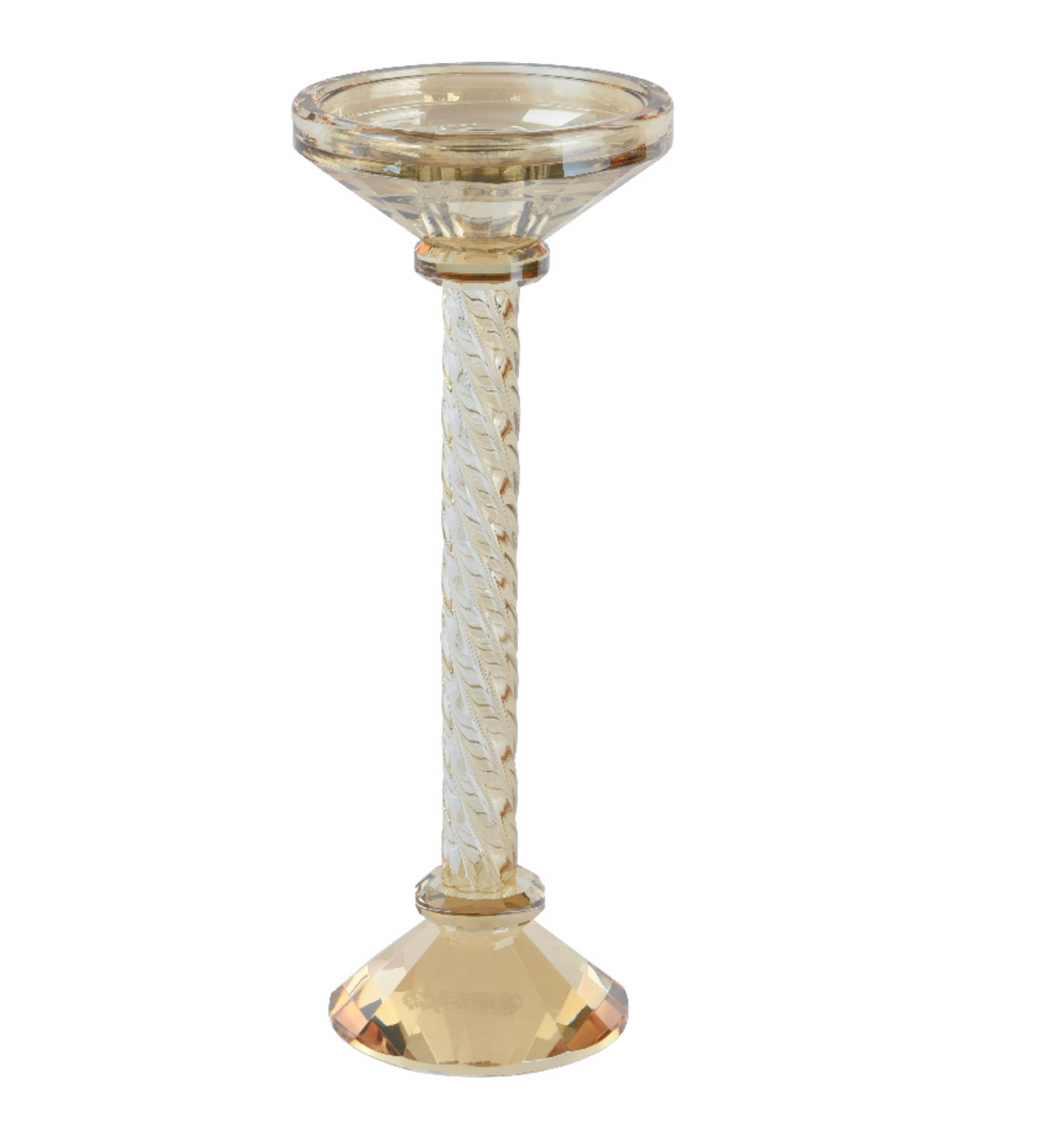 GLASS CANDLEHOLDER