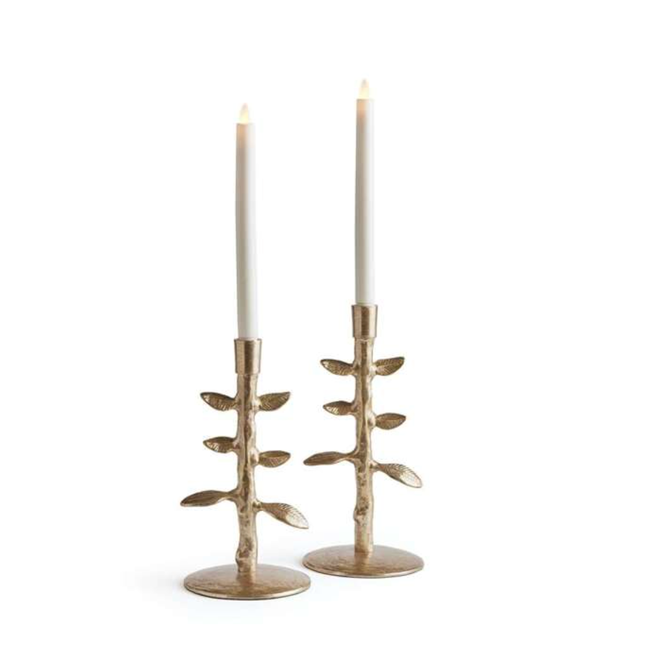 BRIER TAPER HOLDERS, SET OF 2