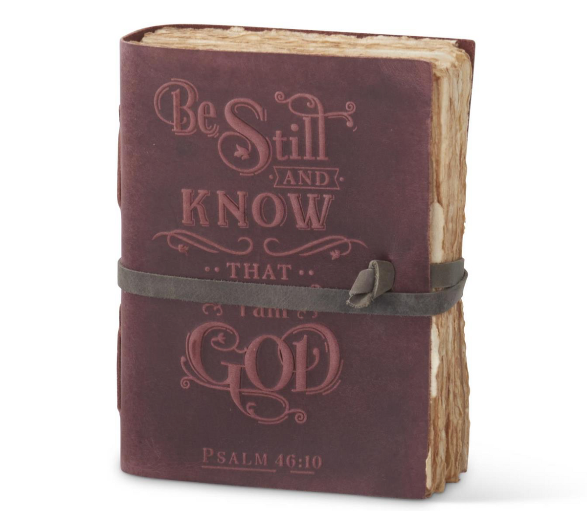 HAND-BOUND LEATHER JOURNAL