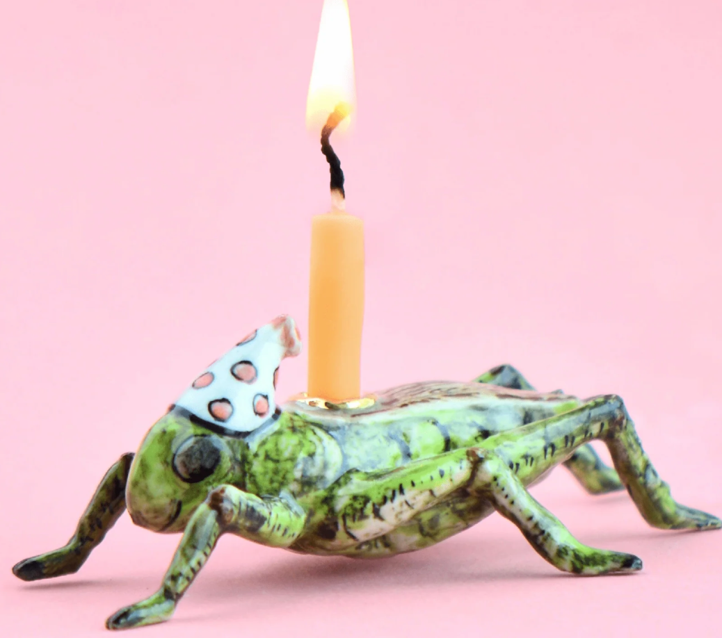 Hand-Painted Porcelain Cake Toppers
