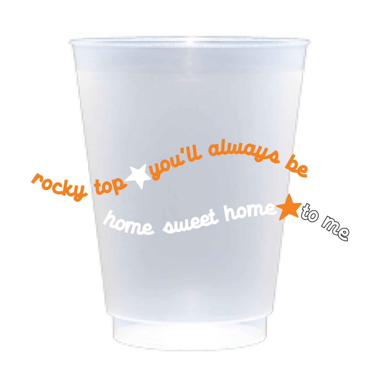 Tailgate Frosted Cups