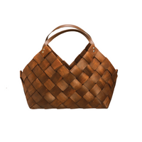 WOVEN BASKET WITH HANDLES