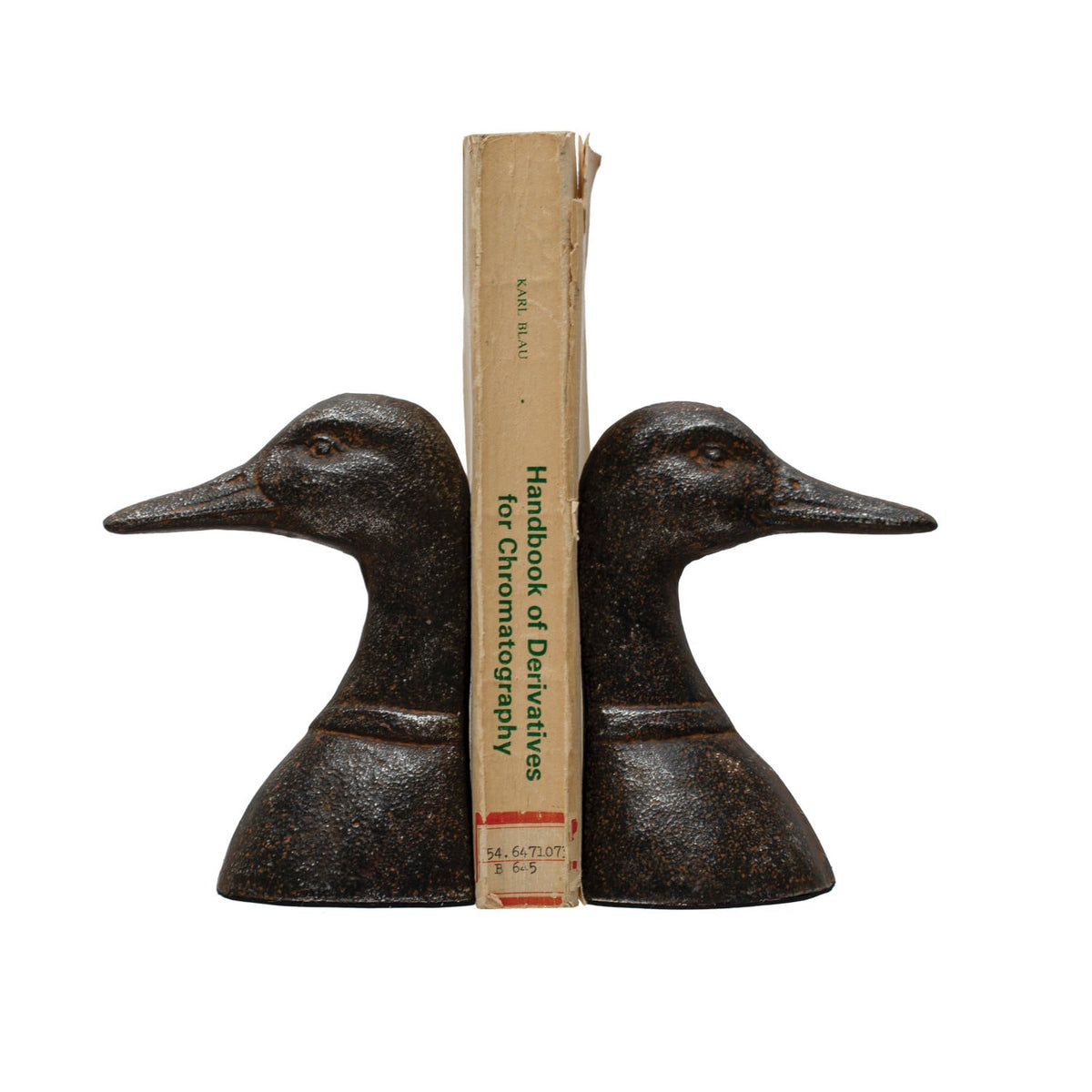 Cast Iron Duck Bookend Set