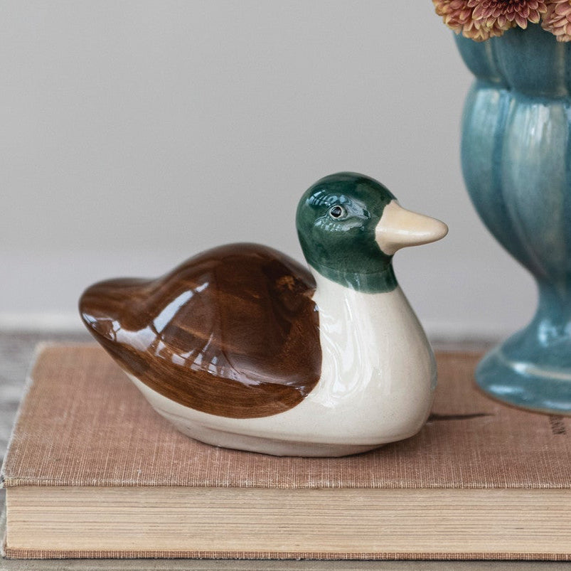 Stoneware Floating Mallard
