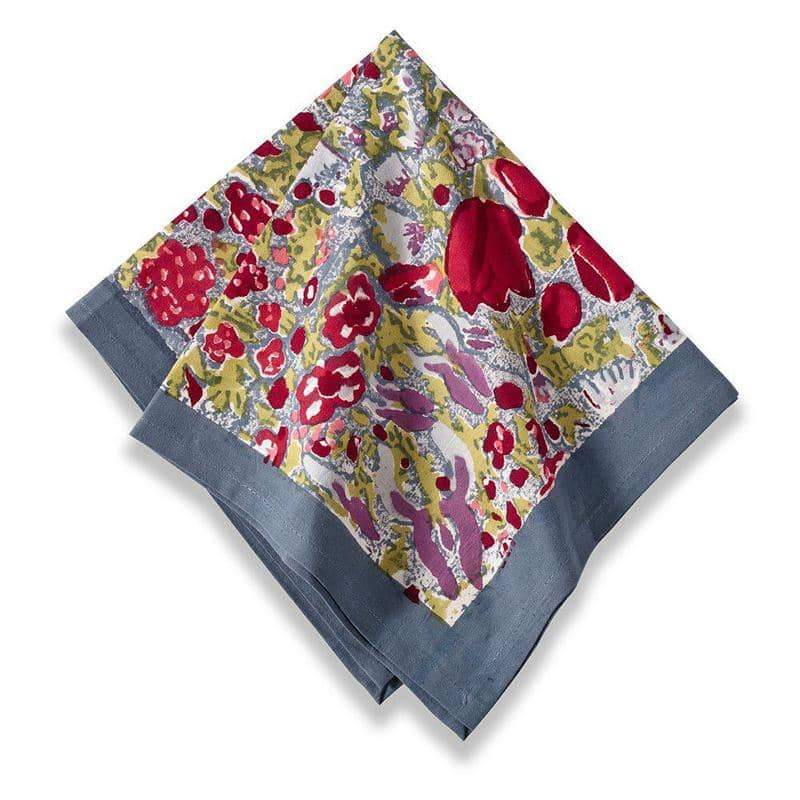 JARDIN RED & GREY NAPKIN SET