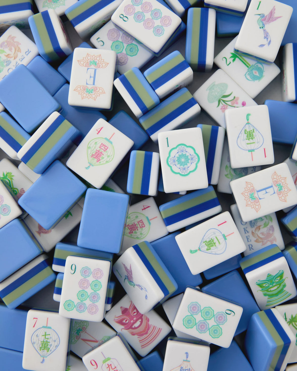 MOONLIGHT MAHJONG TILE SET