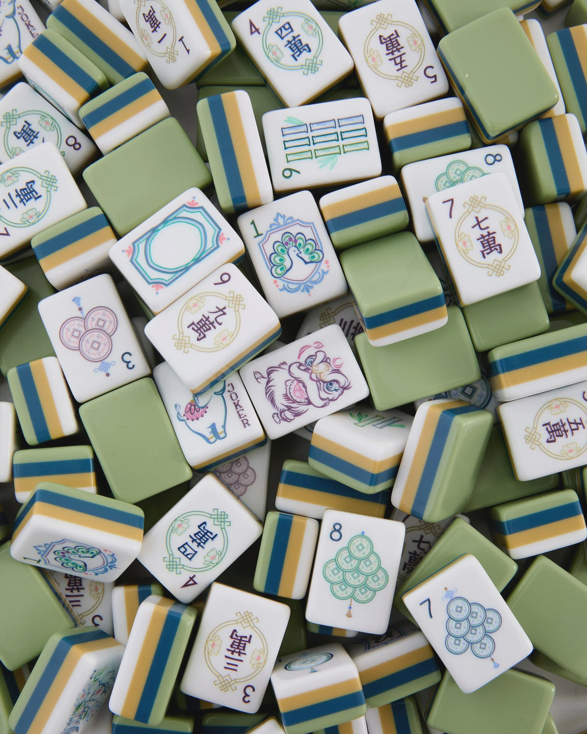 WILLOW MAHJONG TILE SET