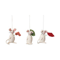 UMBRELLA MICE ORNAMENTS